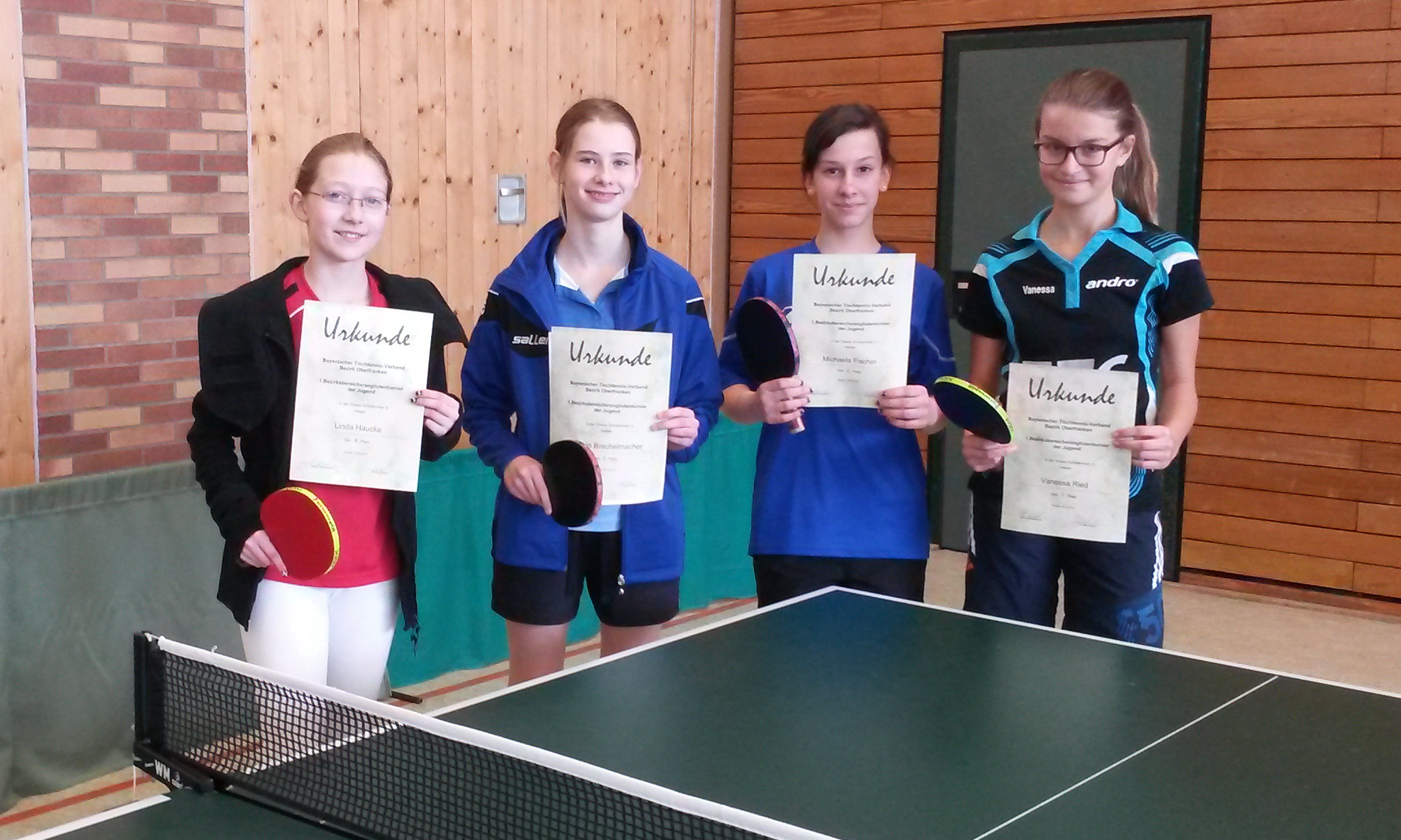 Linda Haucke, Jasmin Brechlmacher, Michaela Fischer, Vanessa Ried